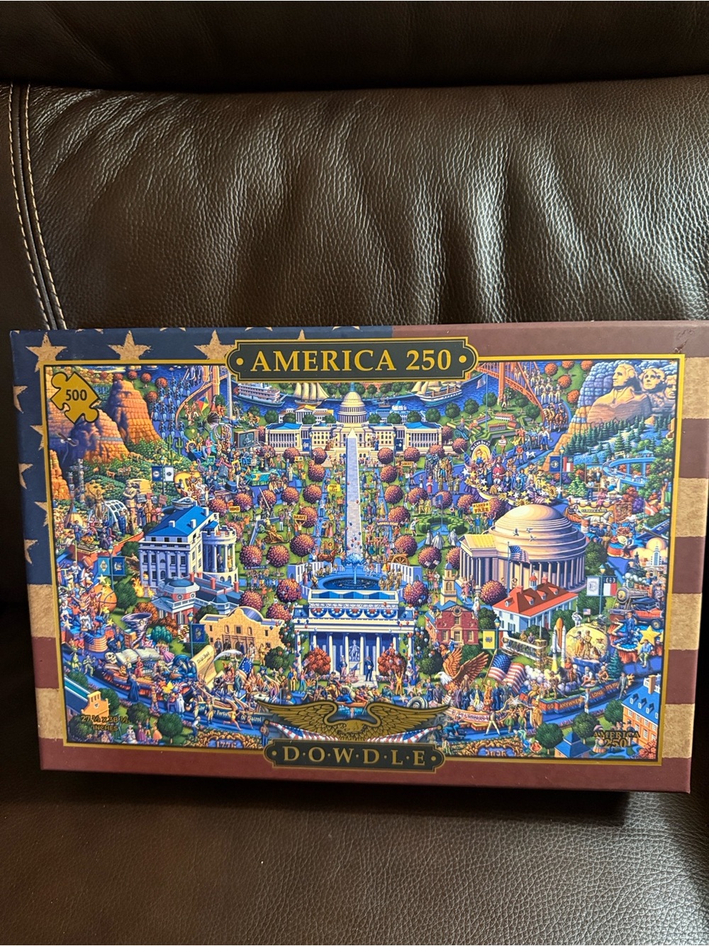 Dowdle America 250 Celebration 500 piece large format Puzzle